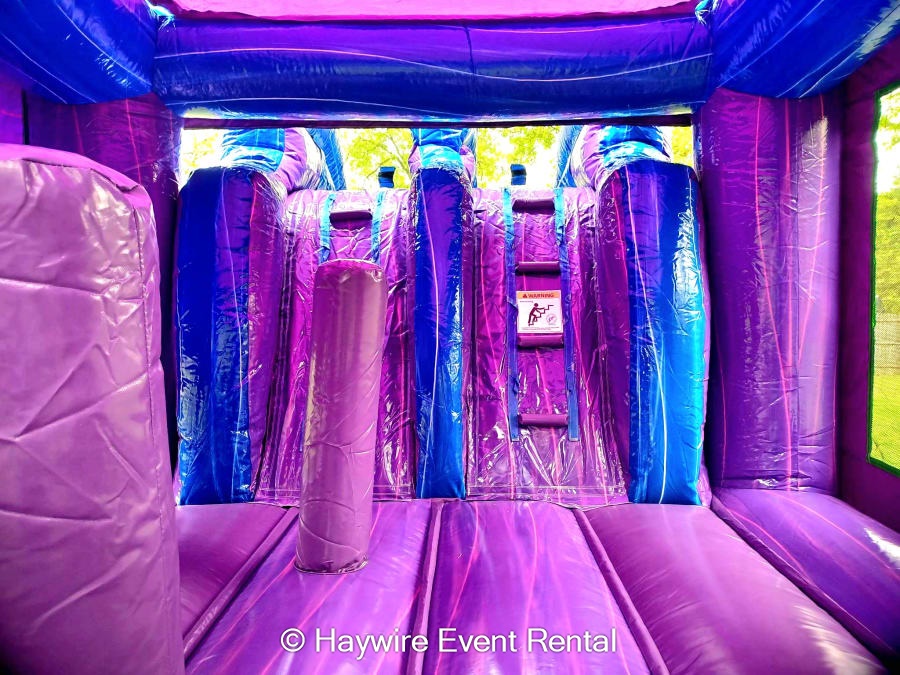 Aquamarina Dual Lane Combo Best Bounce House Rental & Foam Party